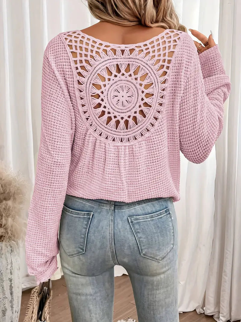 WW | Elegant V-Neck Pullover with Timeless Design