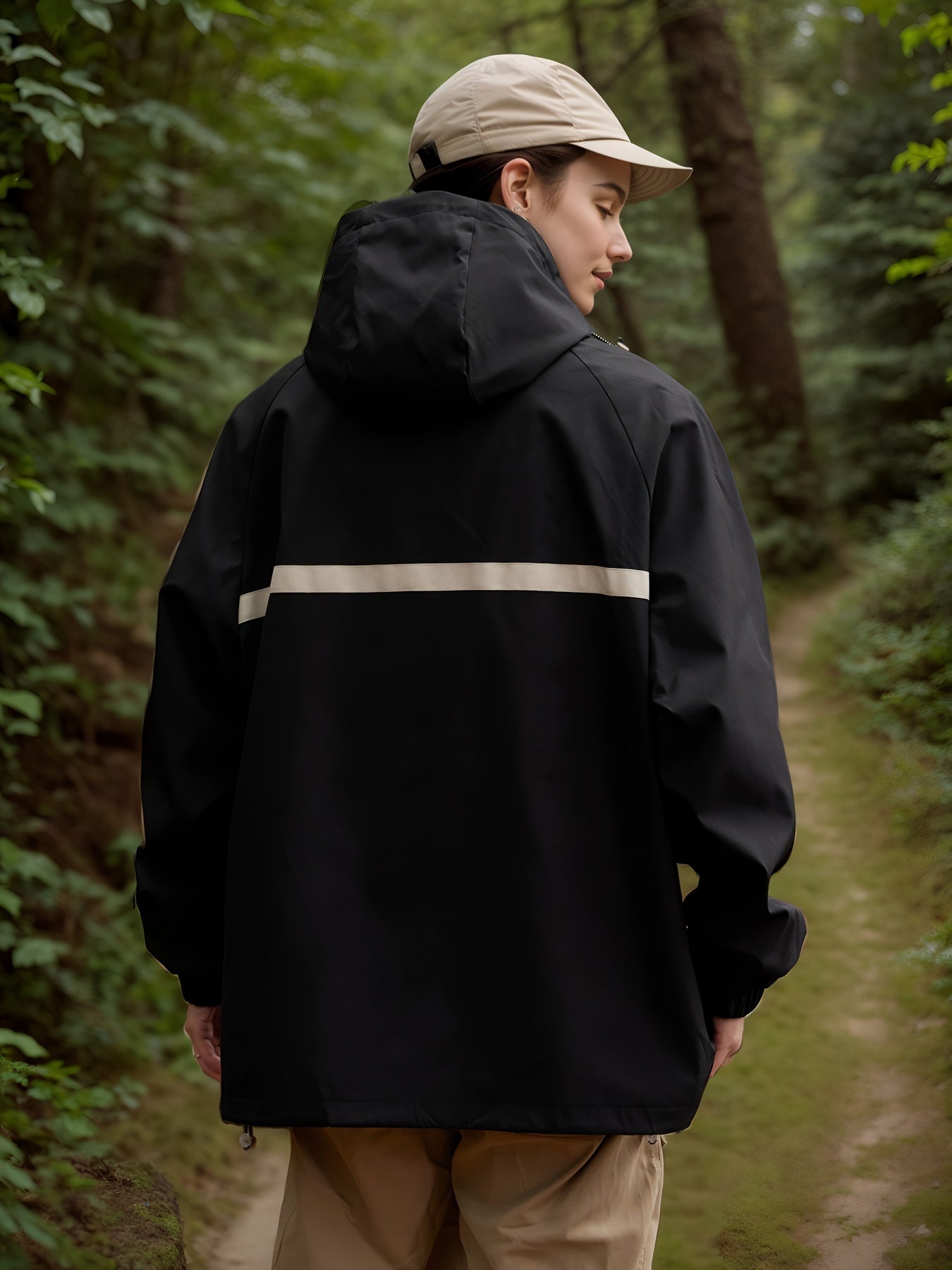 WW | Leichte Wasserdichte Jacke mit Kapuze