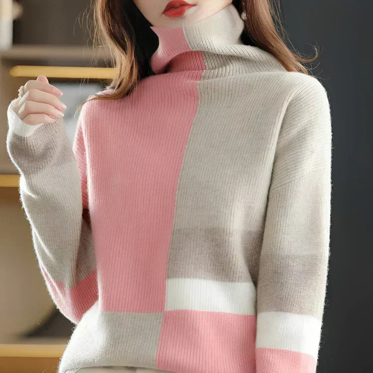 WW | Kuschelpullover mit Farbakzenten für den Winter