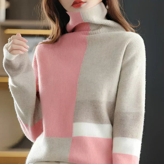 WW | Kuschelpullover mit Farbakzenten für den Winter