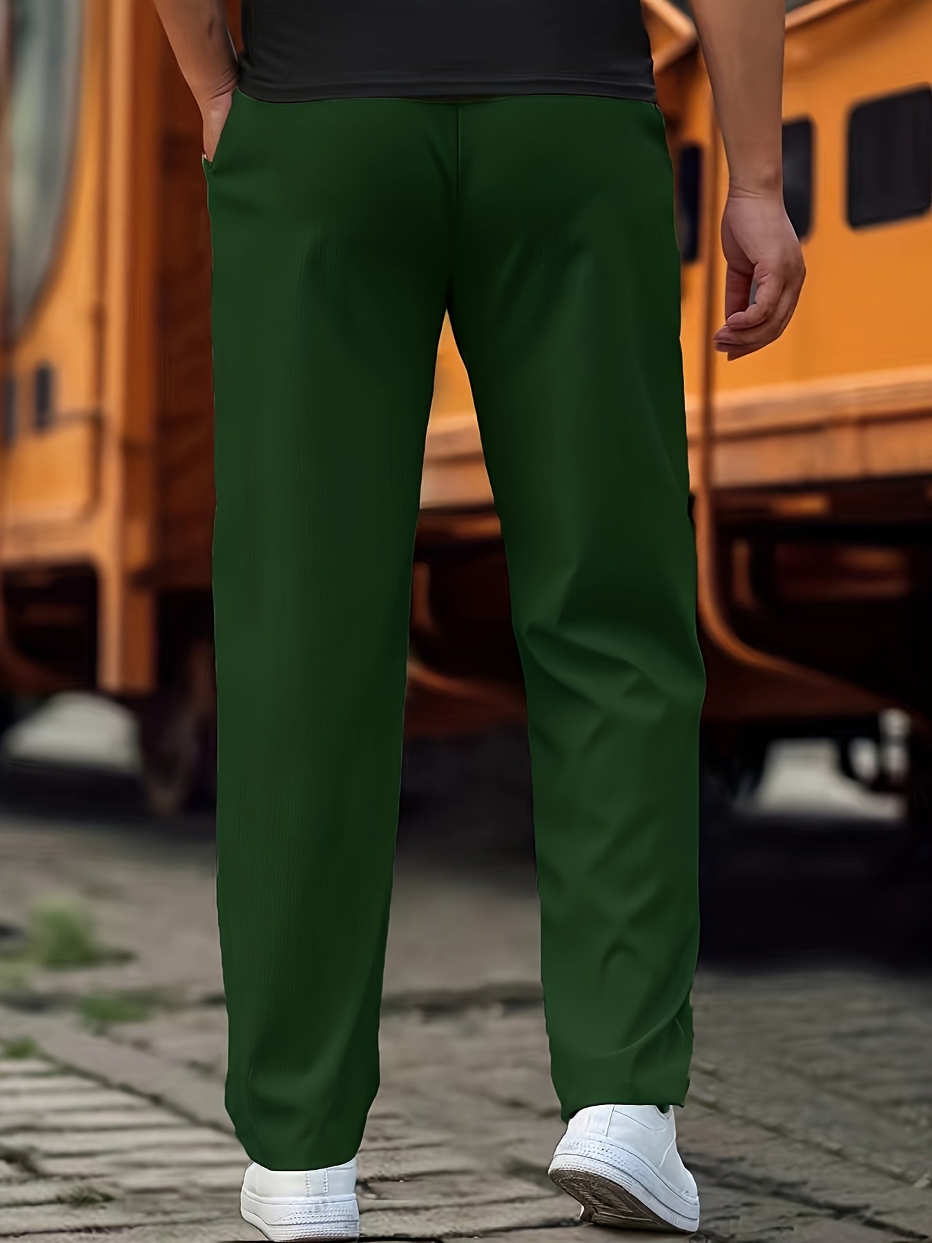WW | Stilvolle Kordelzug Athletische Hosen Mit Taschen Für Herren