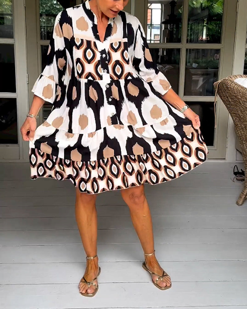 Frances - Half Sleeve Casual Dress