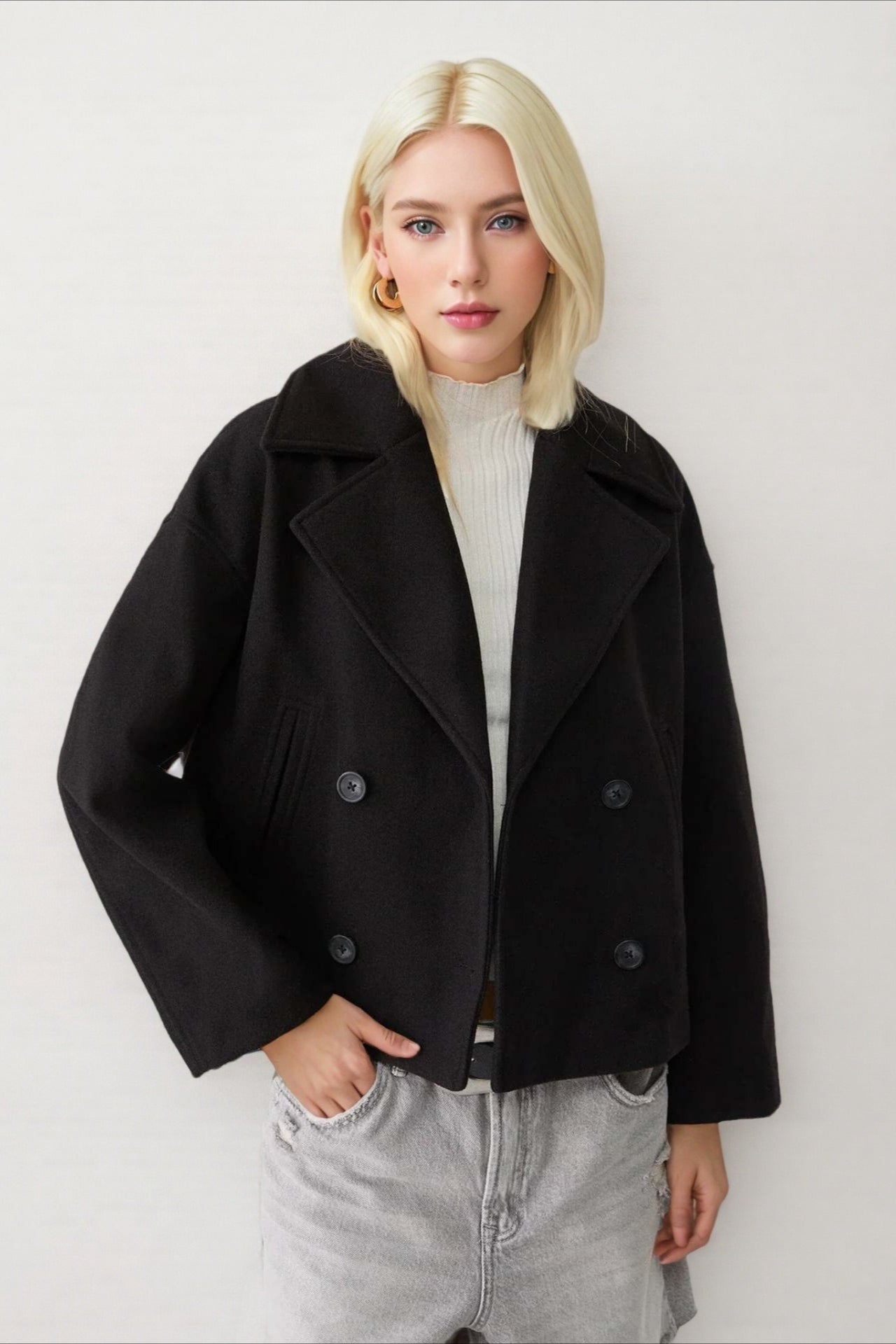 WW | Revers Wolle Mischjacke