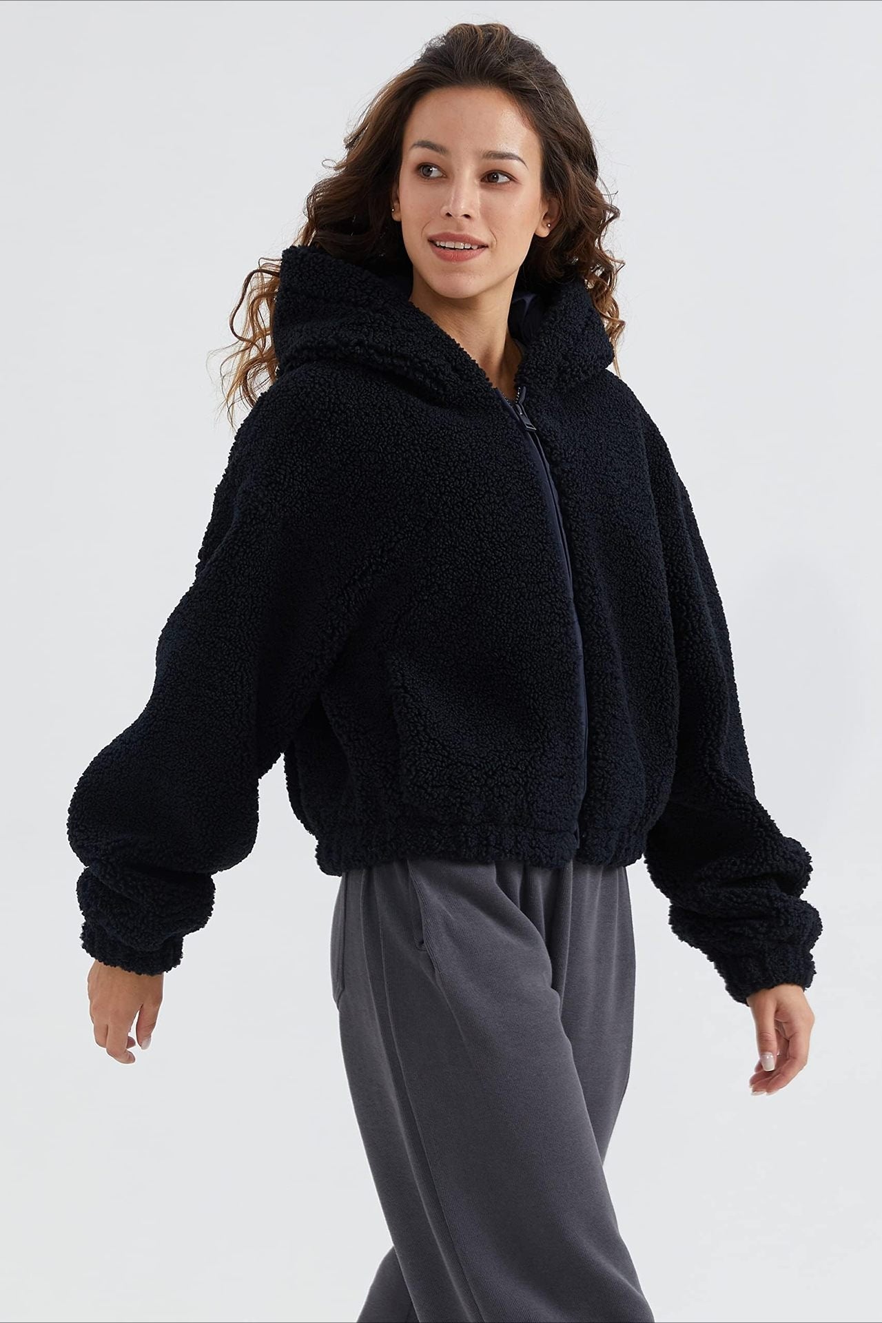 WW | Hooded Zip Short Jacket