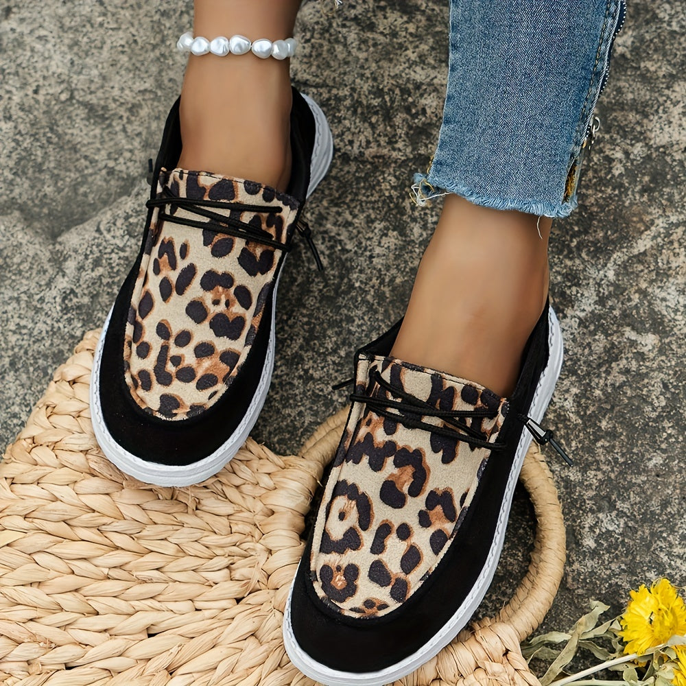 Isla – Leisure Shoes with Leopard Print