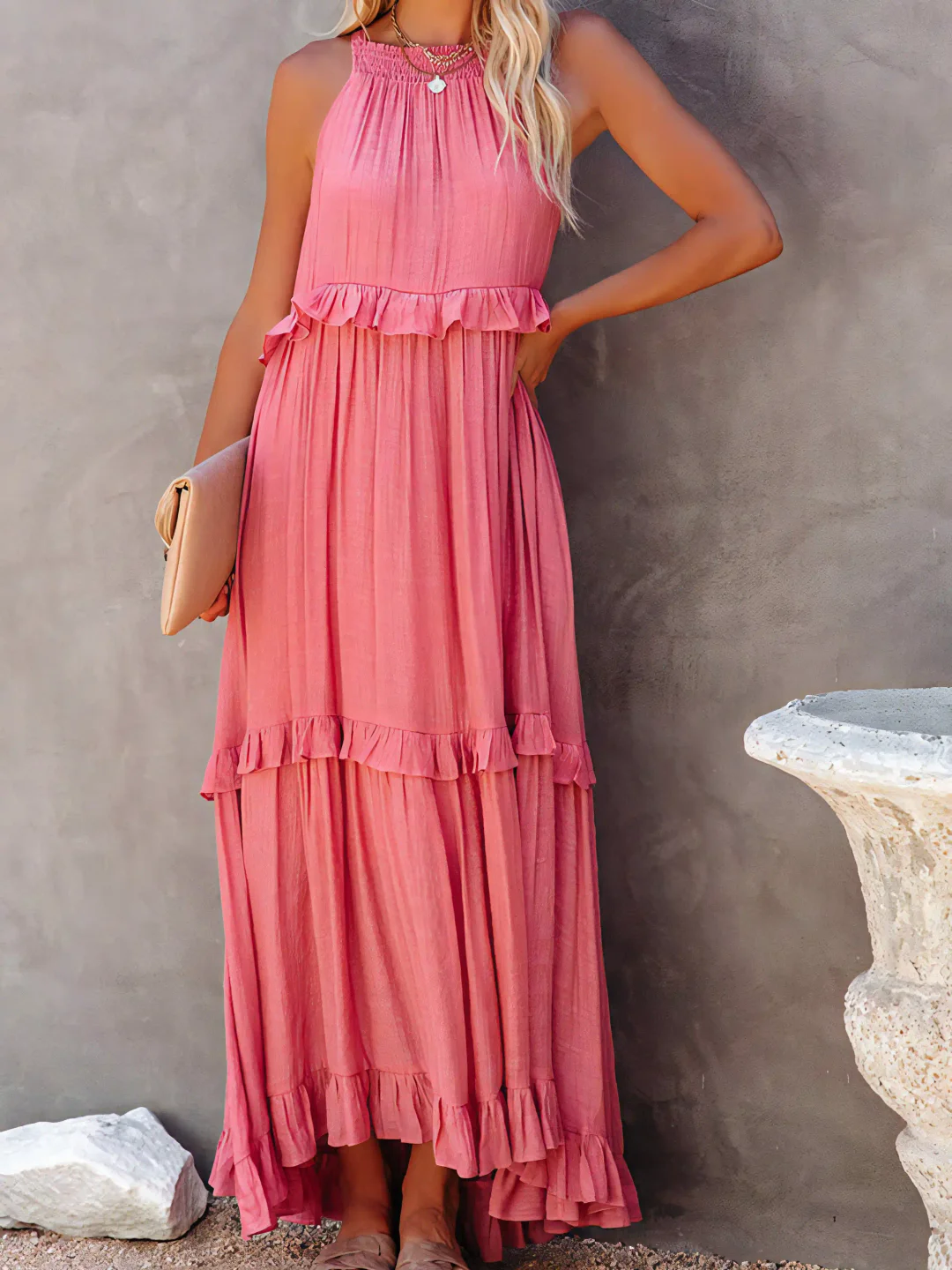 Vesa™ | Flowing Ruffled Dress