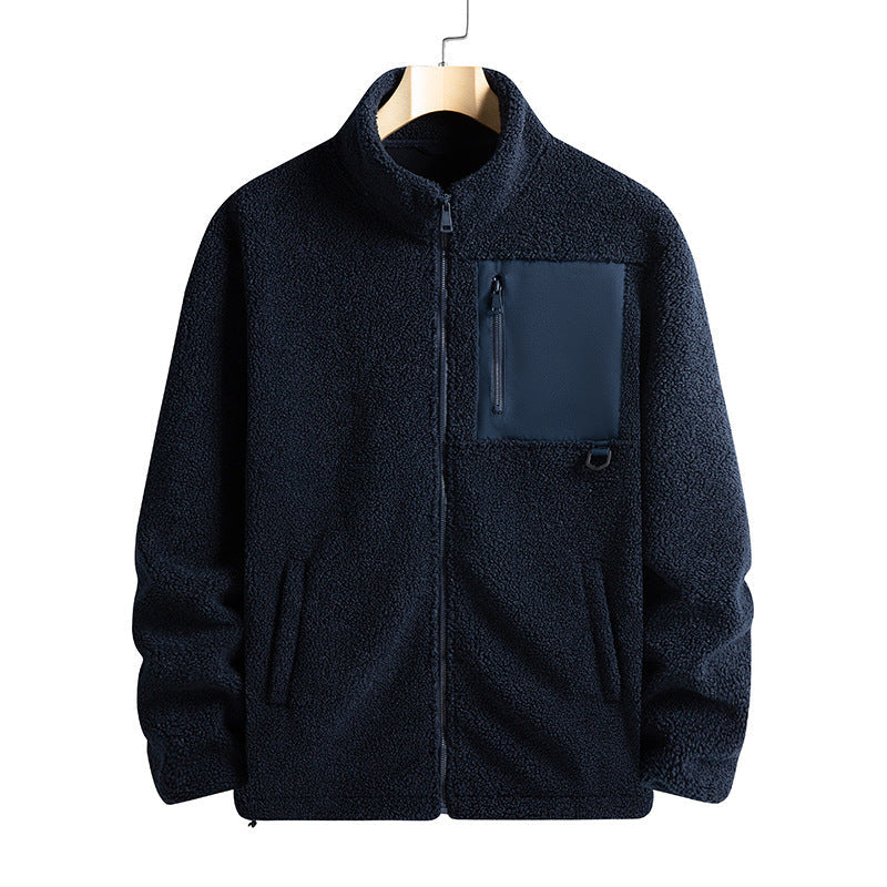 WW | Männer Fleecejacke mit Kragen