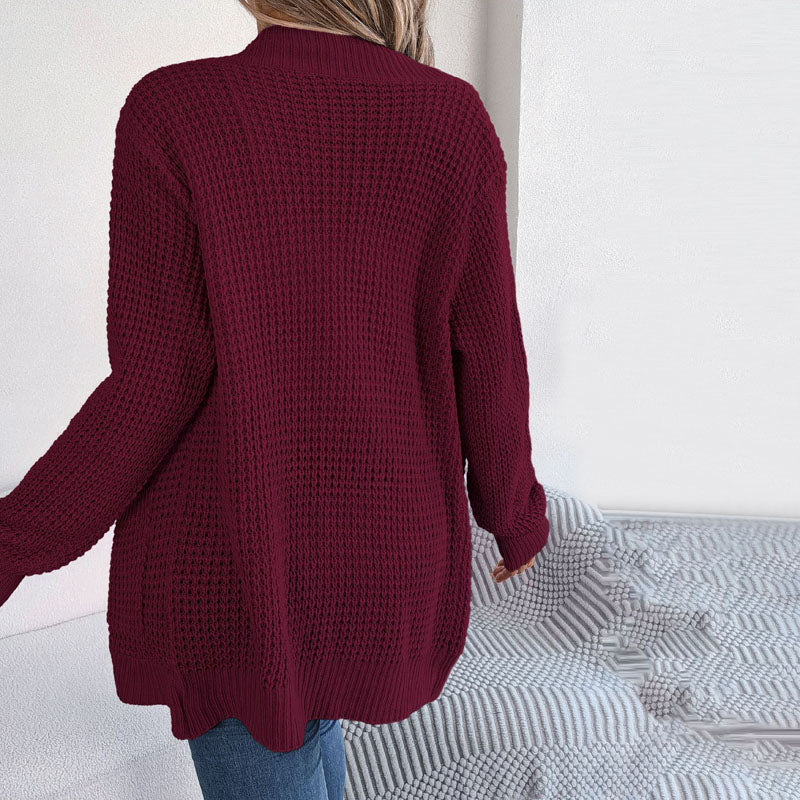 WW | Fashionable knit cardigan with pattern