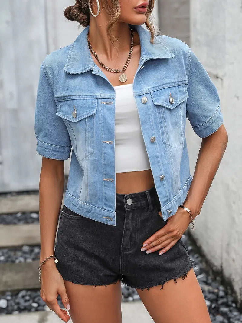 WW | Short denim jacket Adèle