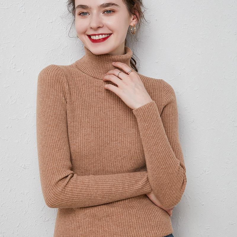 WW | Premium-Wollrollkragenpullover für Frauen