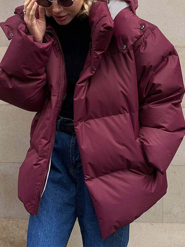 WW | Women's Warm Hooded Puffer Jacket