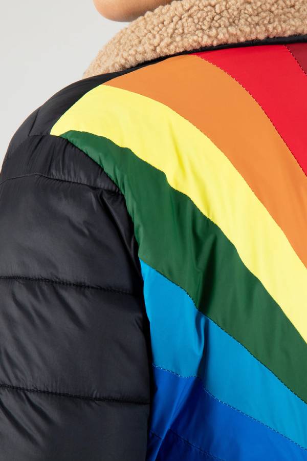 WW | Rainbow Retro Stripe Insulated Jacket