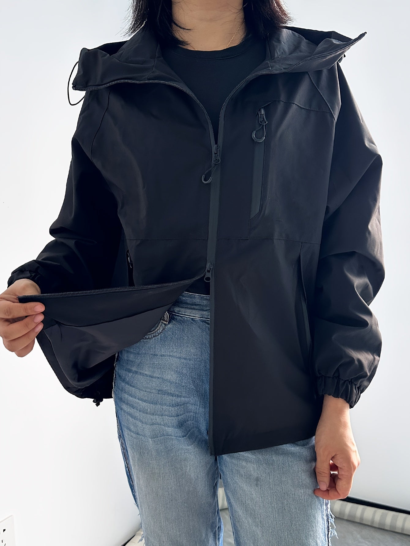 WW | Elegante Regenjacke für Frauen, wasserdicht und winddicht