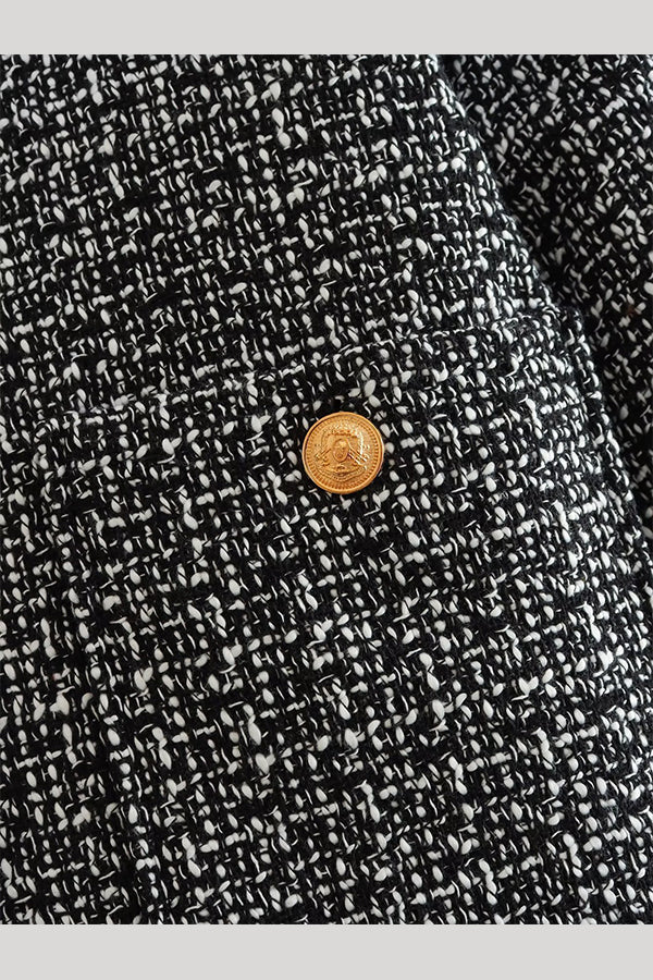 WW | Farbe Texturiertes Lässiges Stil Top Jacke