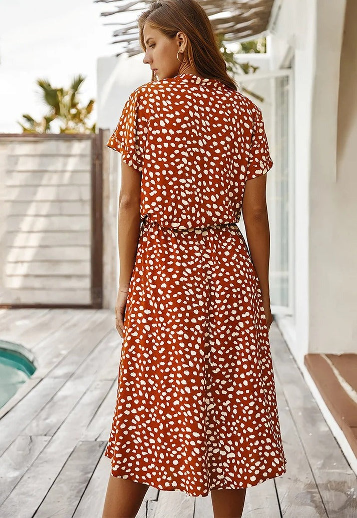 WW | Flowy Boho Stil Kleid