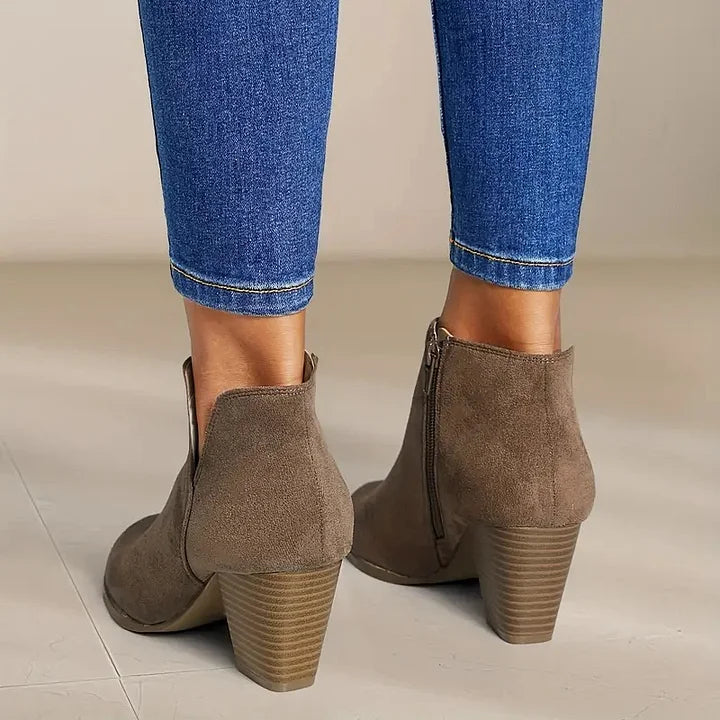 WW | Damen Stiefeletten Mit Chunky Absatz