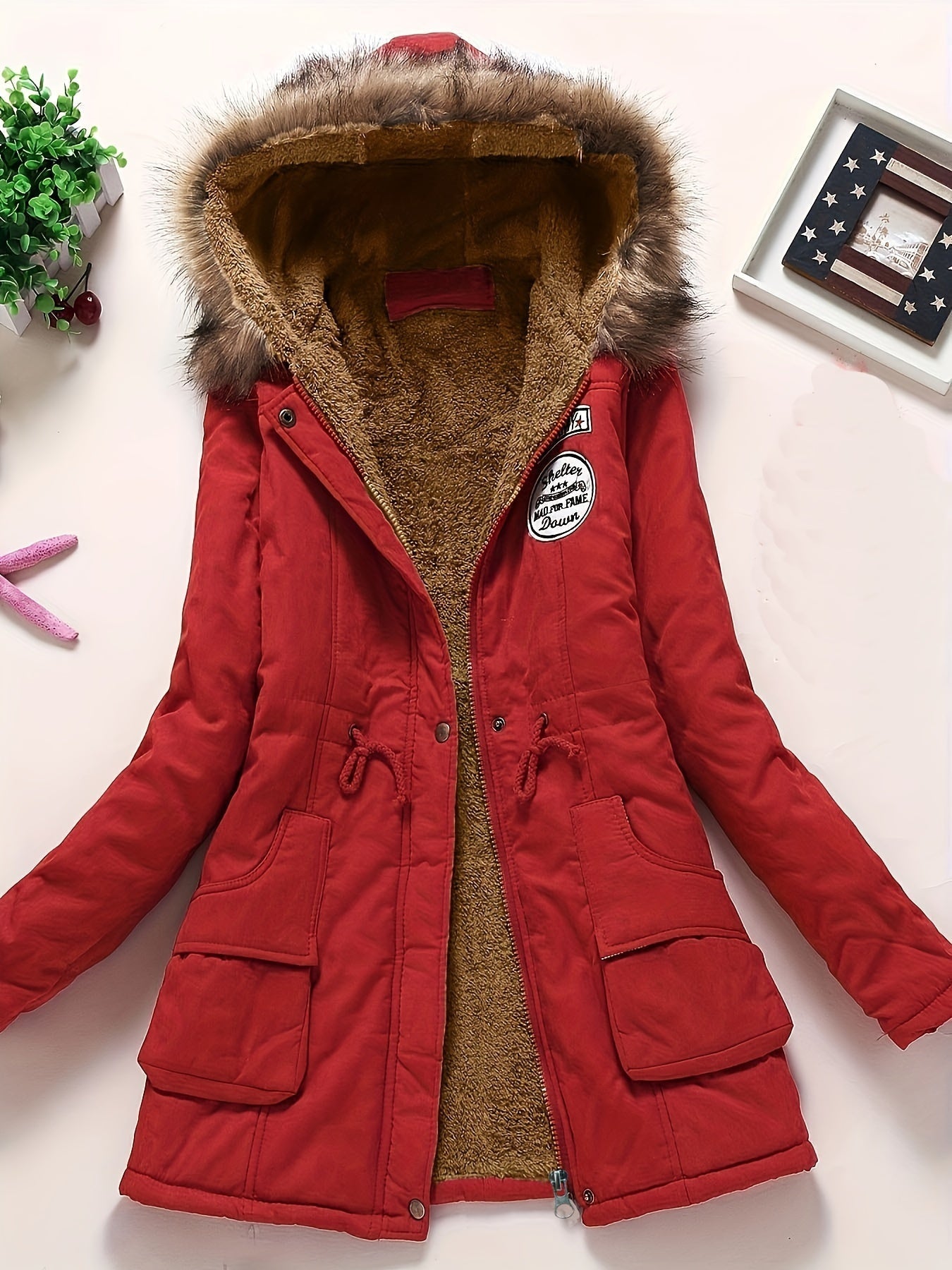 WW | Long Hooded Puffer Winter Jacket for Women - Perfect for Cold Days