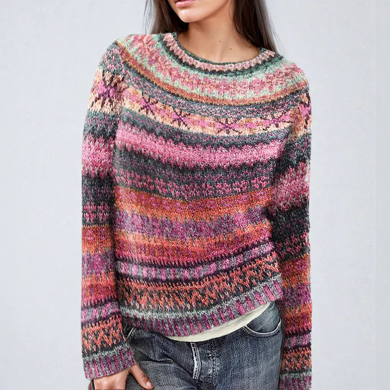 WW | colorful striped knit sweater