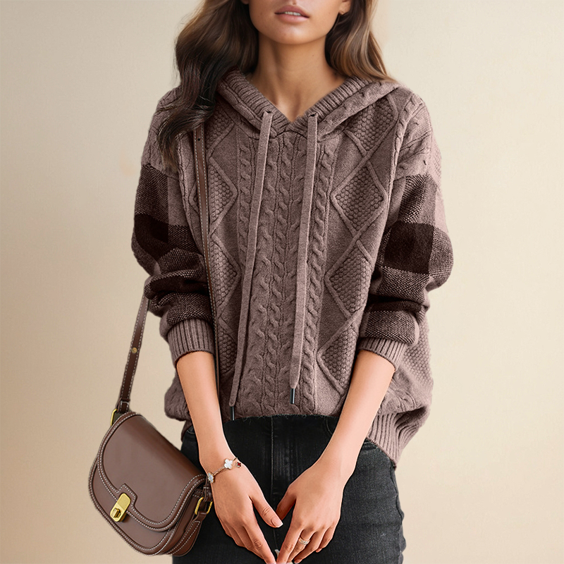 Leonie – Jacquard Hoodie