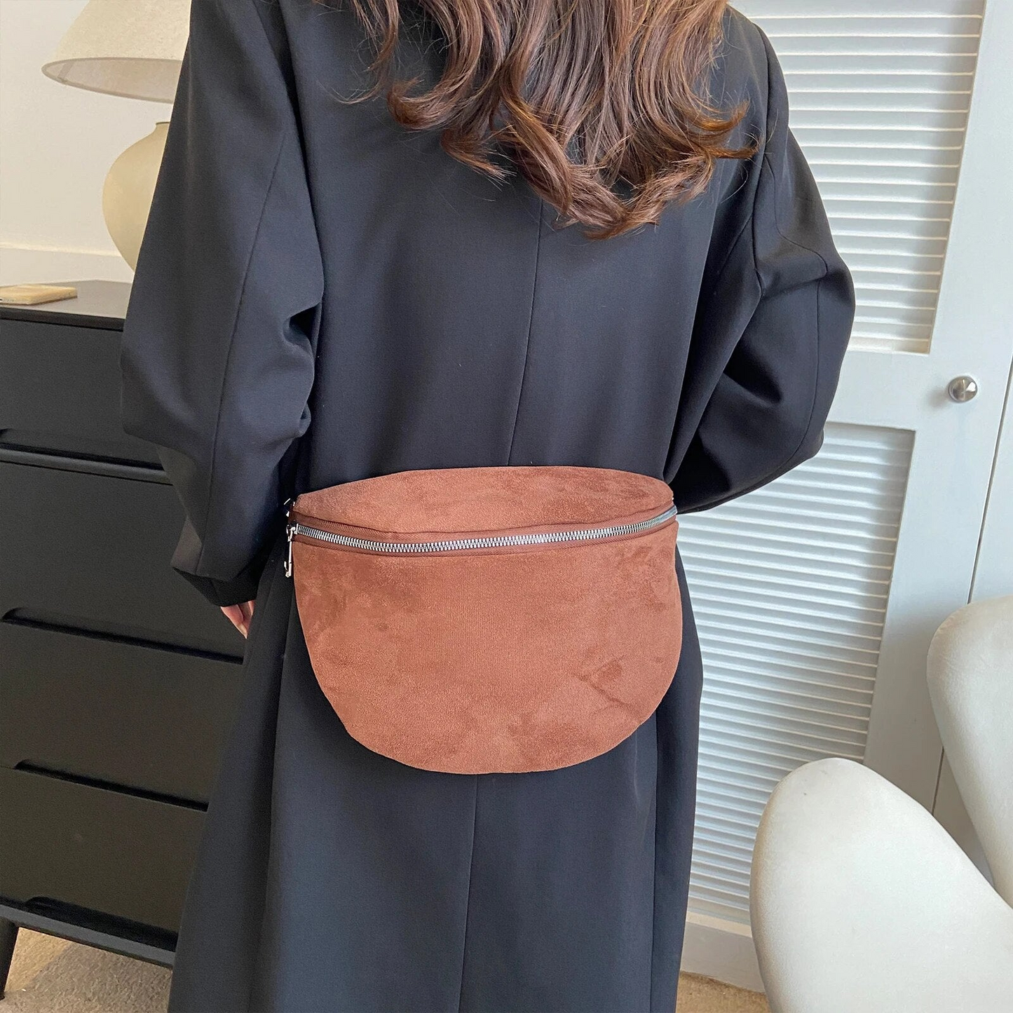 WW | Women's Fanny Pack Black Belt Bag