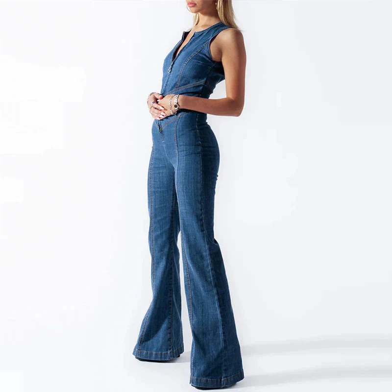 WW | Overall Damen Elegant Blau