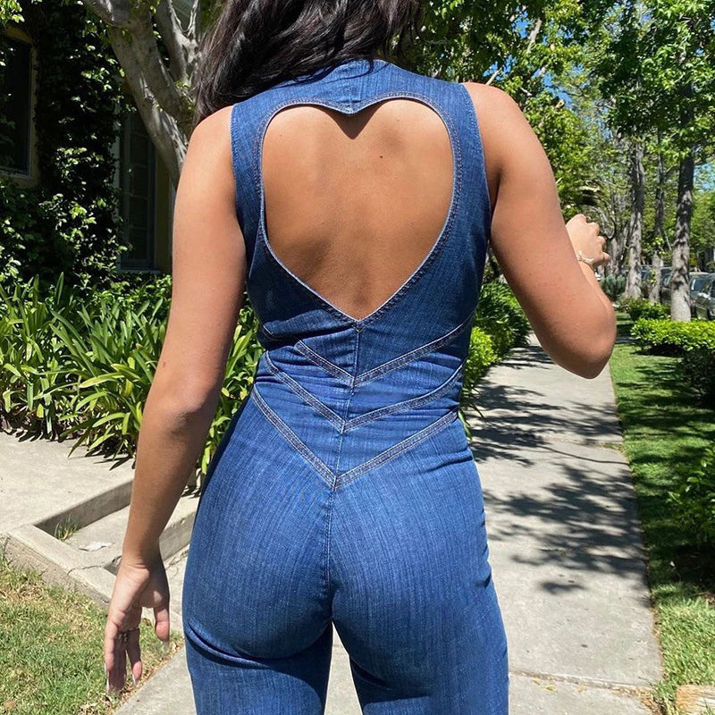 WW | Overall Damen Elegant Blau