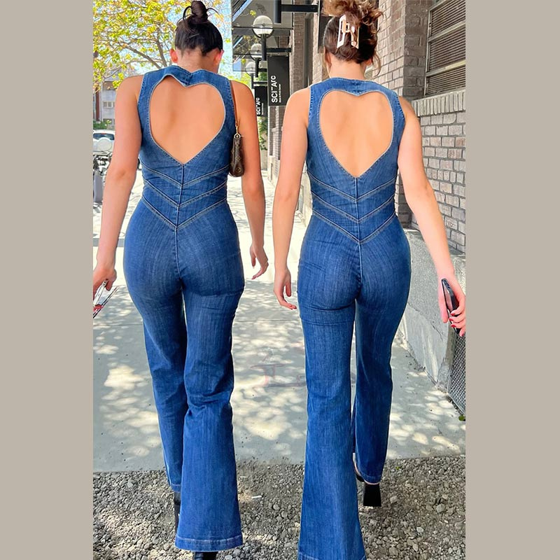 WW | Overall Damen Elegant Blau