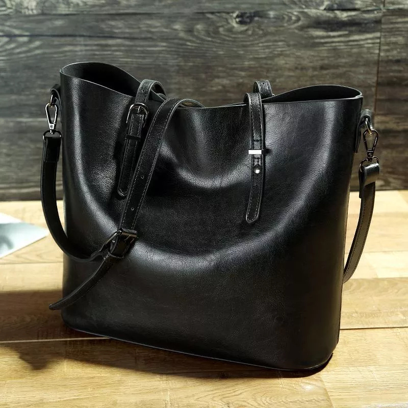 WW | Damen Designer Handtasche Schwarz