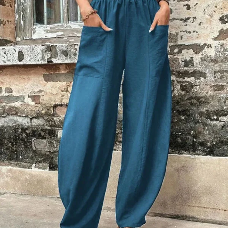 WW | Damen High-waist Hose Loose Fit