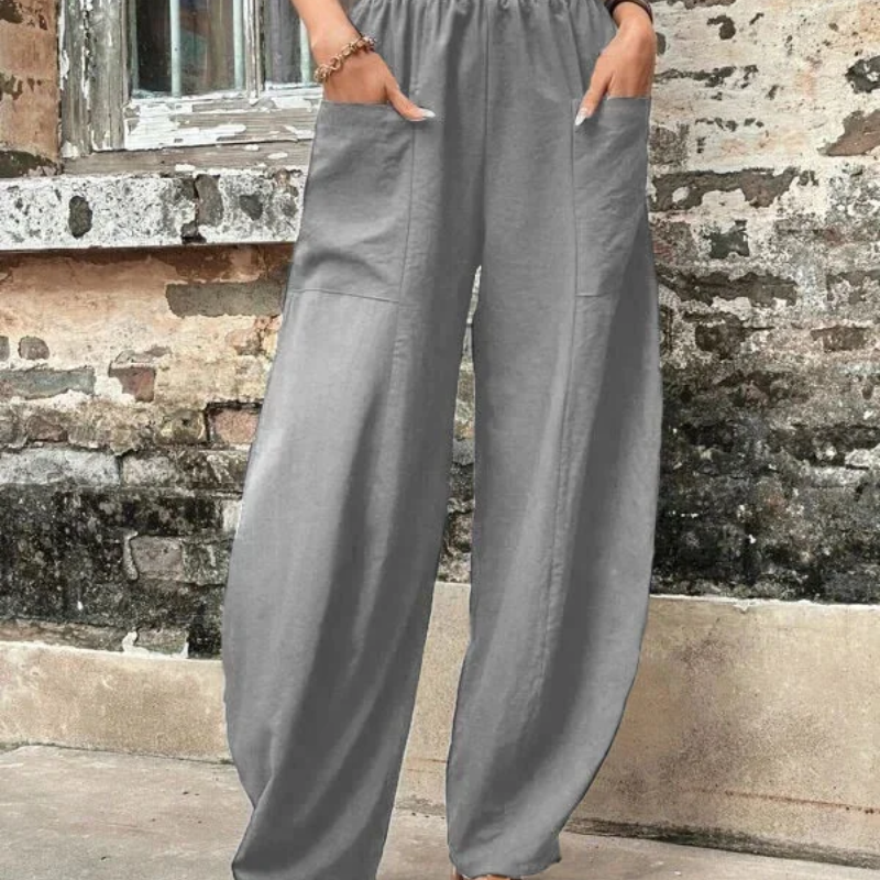 WW | Damen High-waist Hose Loose Fit