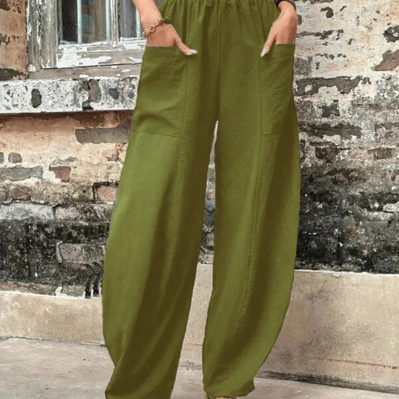 WW | Damen High-waist Hose Loose Fit