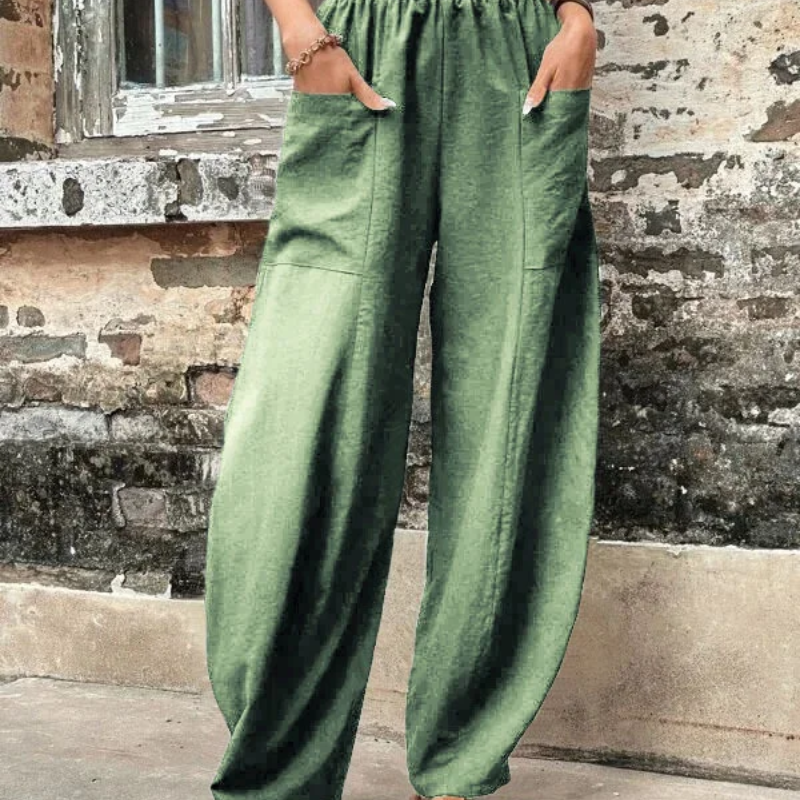 WW | Damen High-waist Hose Loose Fit