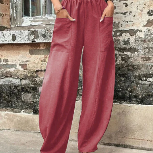 WW | Damen High-waist Hose Loose Fit
