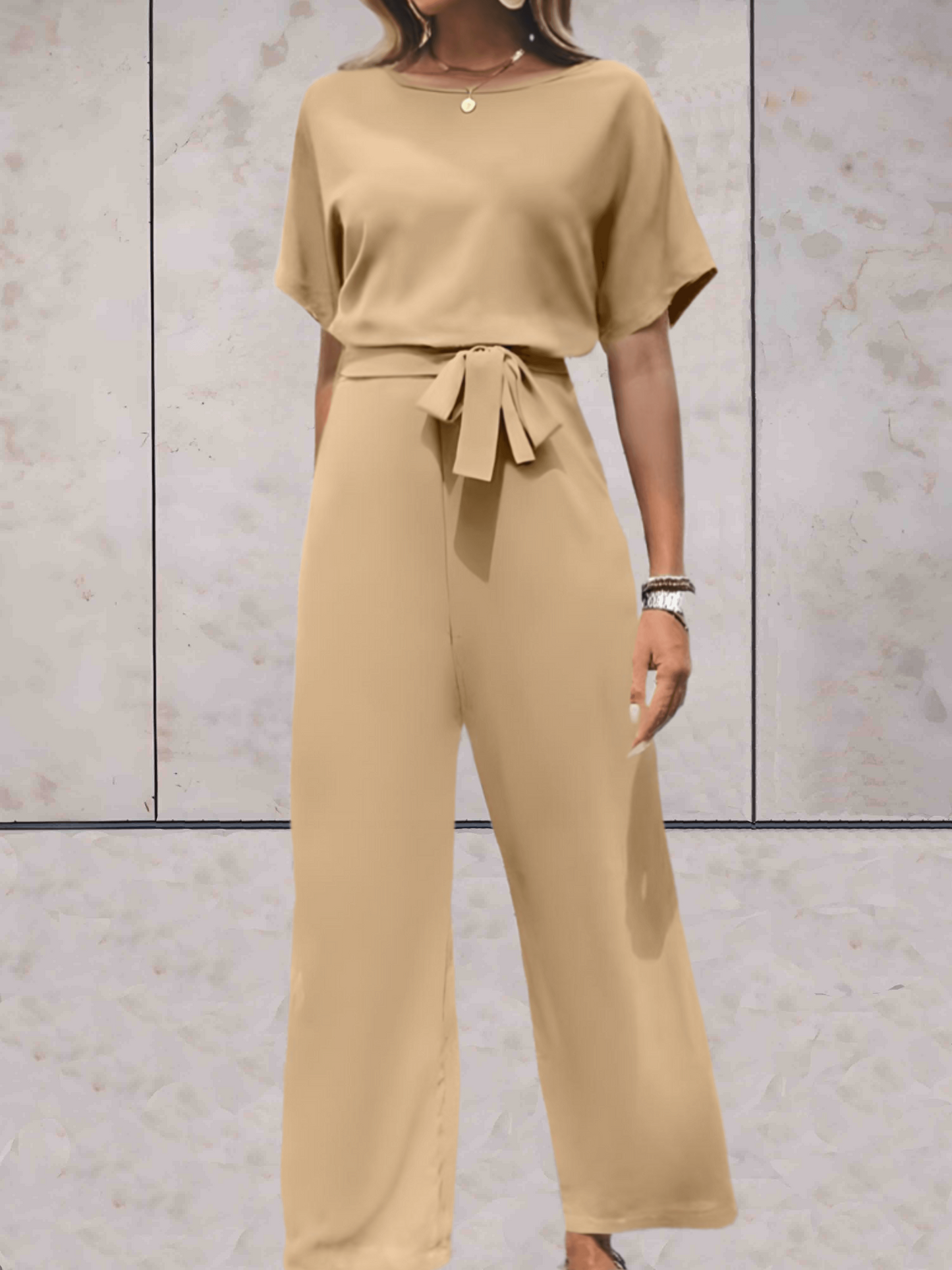 WW | Damen Eleganter Jumpsuit Schwarz