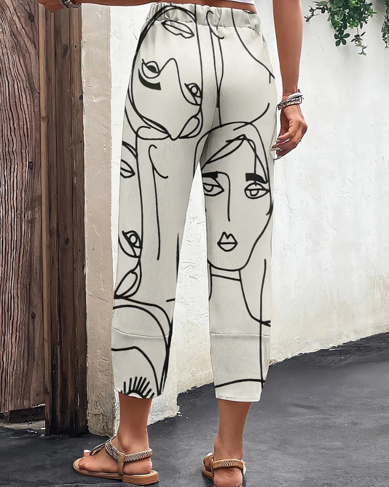 WW | Damen Weite Hosen Elegant