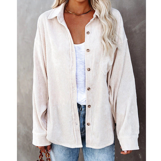 WW | Breathable Loose Fit Spread Collar Buttons