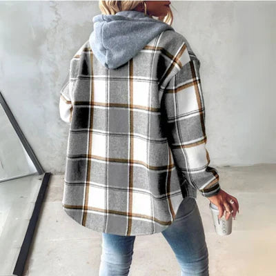 WW | Plaid Hooded Shirt Style and Comfort