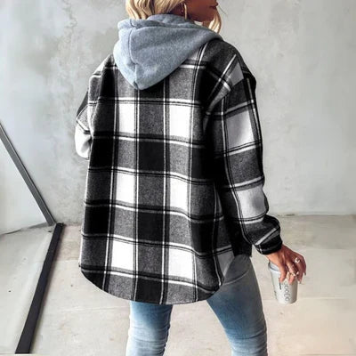 WW | Plaid Hooded Shirt Style and Comfort