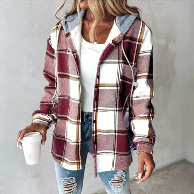 WW | Plaid Hooded Shirt Style and Comfort
