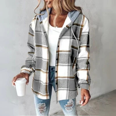 WW | Plaid Hooded Shirt Style and Comfort
