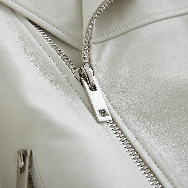 WW | Women's Leather Jacket with Side Zipper