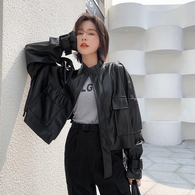 WW | Women's Leather Box-Cut Jacket