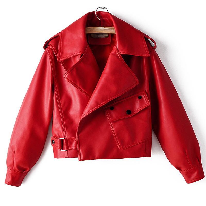 WW | Women's Leather Jacket with a Pocket on the Side