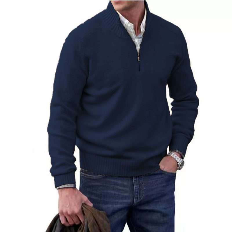 WW | Quarter-Zip Pullover Ribbed Collar