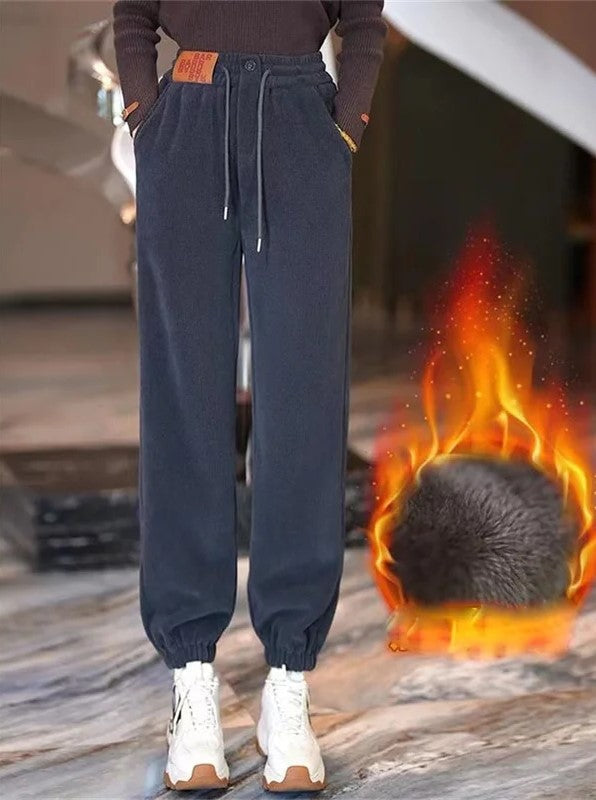 WW | Winter Jogging Pants - Warm Plush Lining & Casual Design