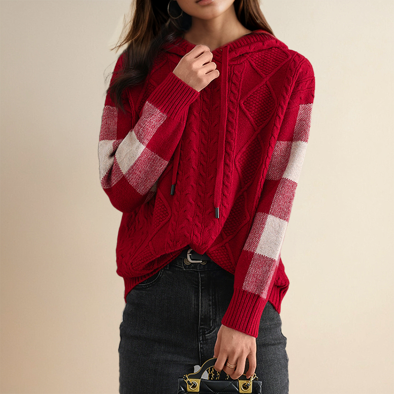 Leonie – Jacquard Hoodie