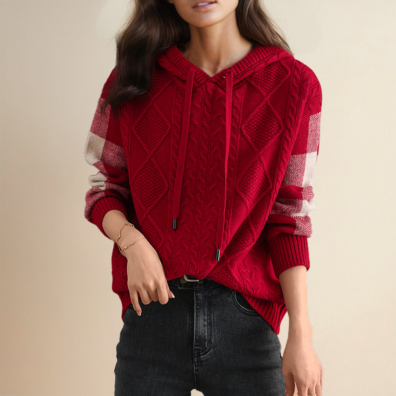 Leonie – Jacquard Hoodie