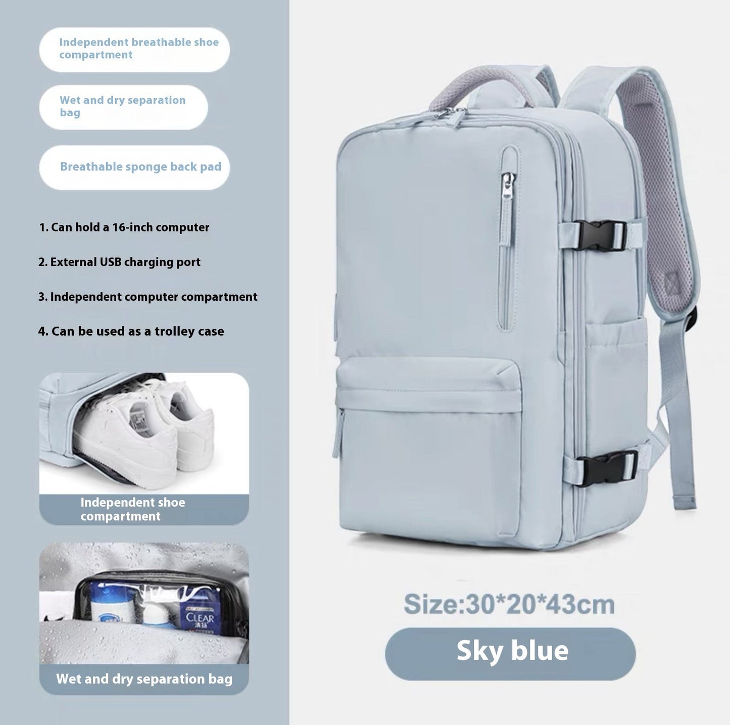WW | Spacious Versatile Backpack