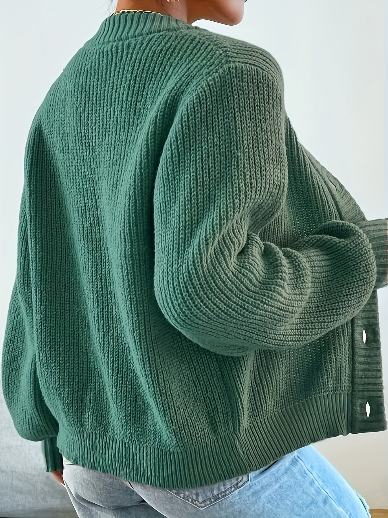 WW | Warm Knitted Wool Sweater Cardigan for Women - Ideal for Any Season