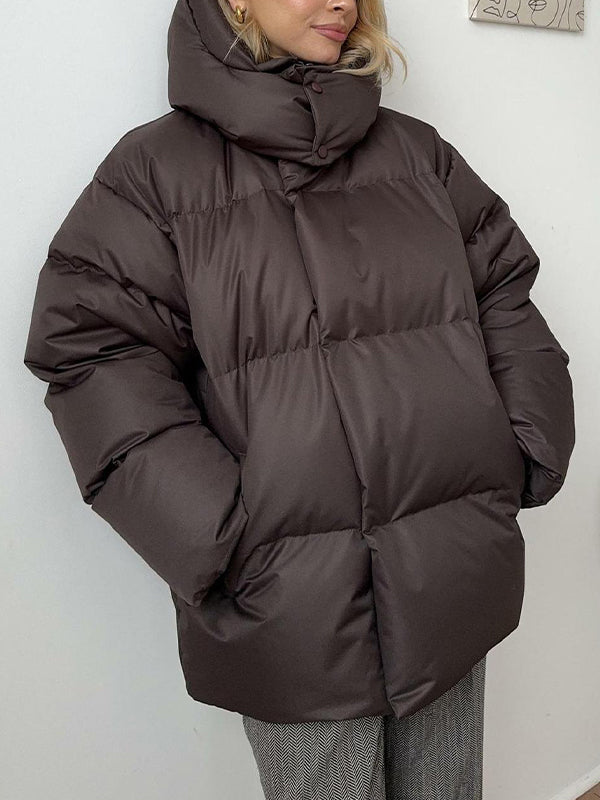 WW | Women's Warm Hooded Puffer Jacket